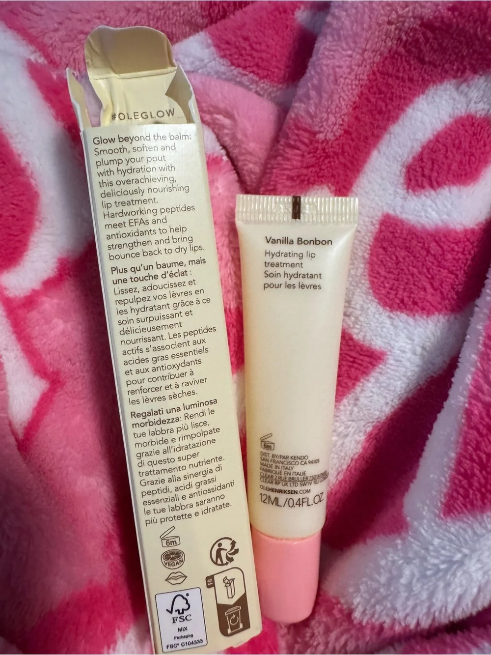Ole Henriksen Vanilla BonBon Pout Preserve Pepetide Lip Treatment New in box
